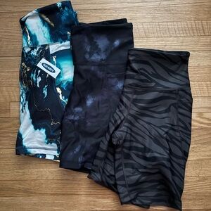 3 pairs of old navy bike shorts